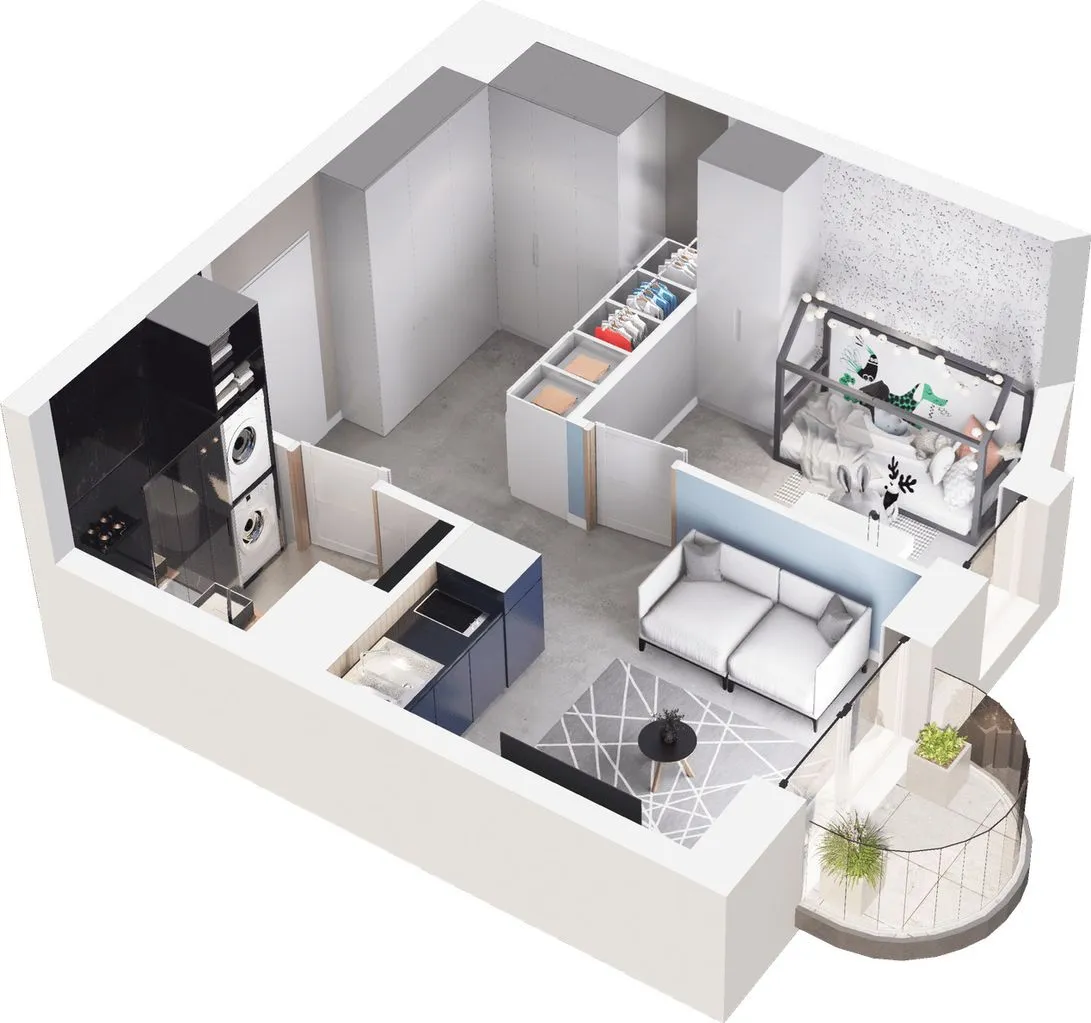 Apartament | fitness i sauny - Oval Sky