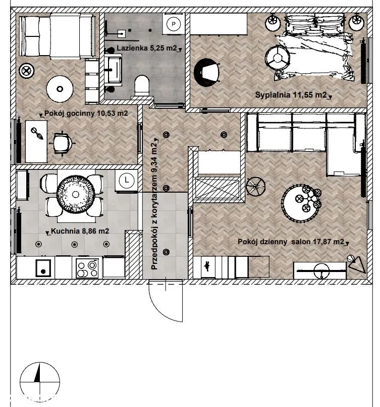 Mieszkanie 64m2 | Wysoki standard | Metro Natolin