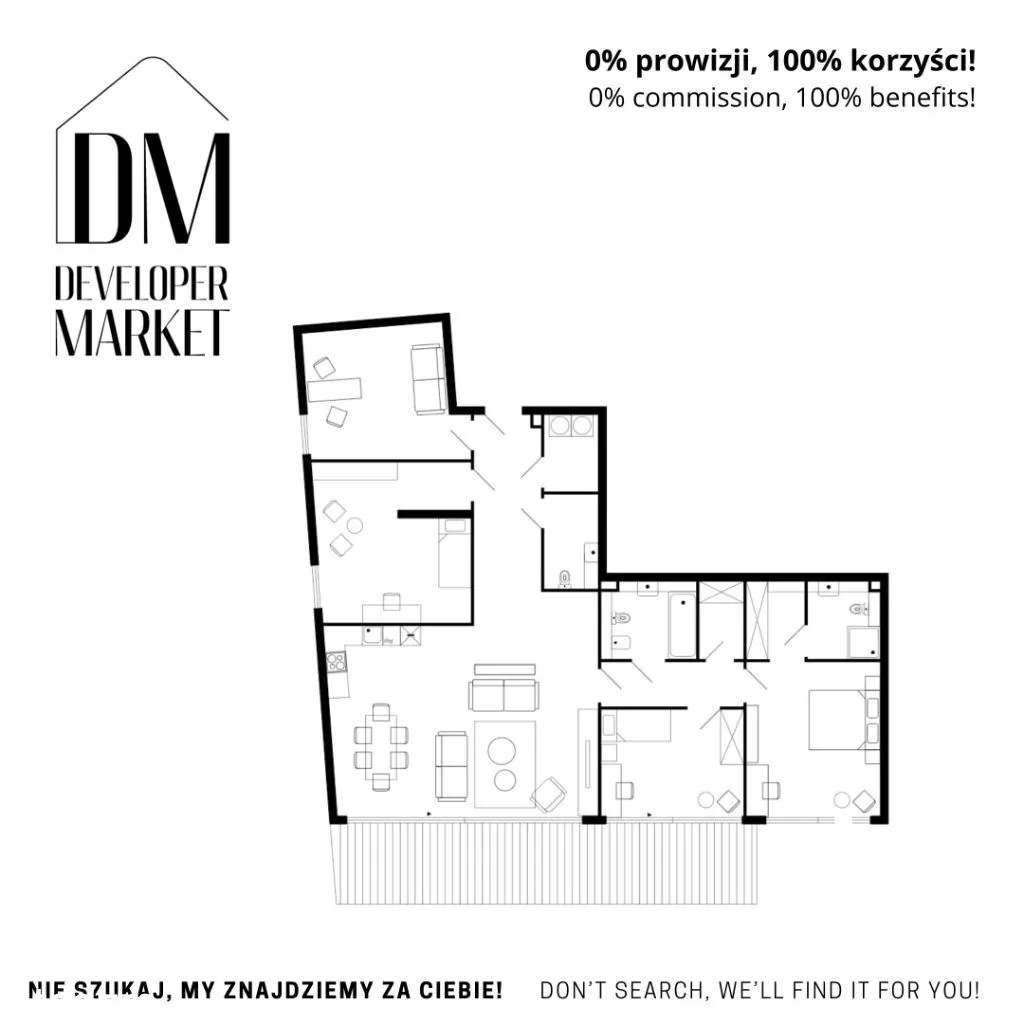 Apartament/ taras/ metro, KUP z DeveloperMarket 0%