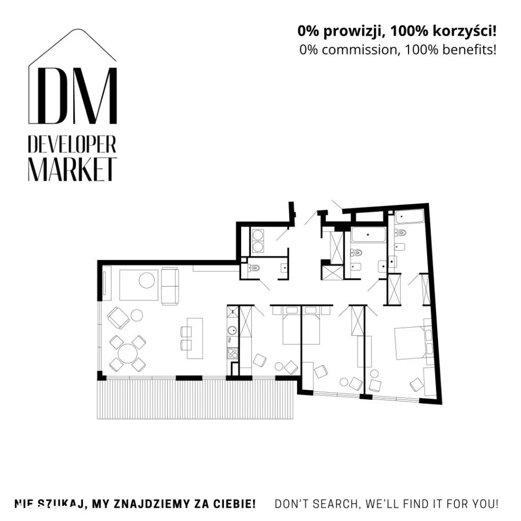 Apartament przy metrze, KUP z DeveloperMarket 0%