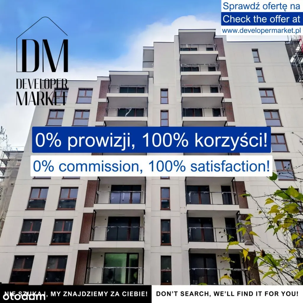 2 pokoje w Centrum KUP z DeveloperMarket 0% prow.