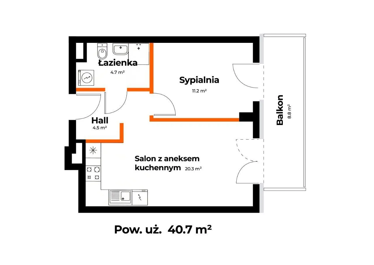 2 pokojowe mieszkanie na Osiedlu Saska