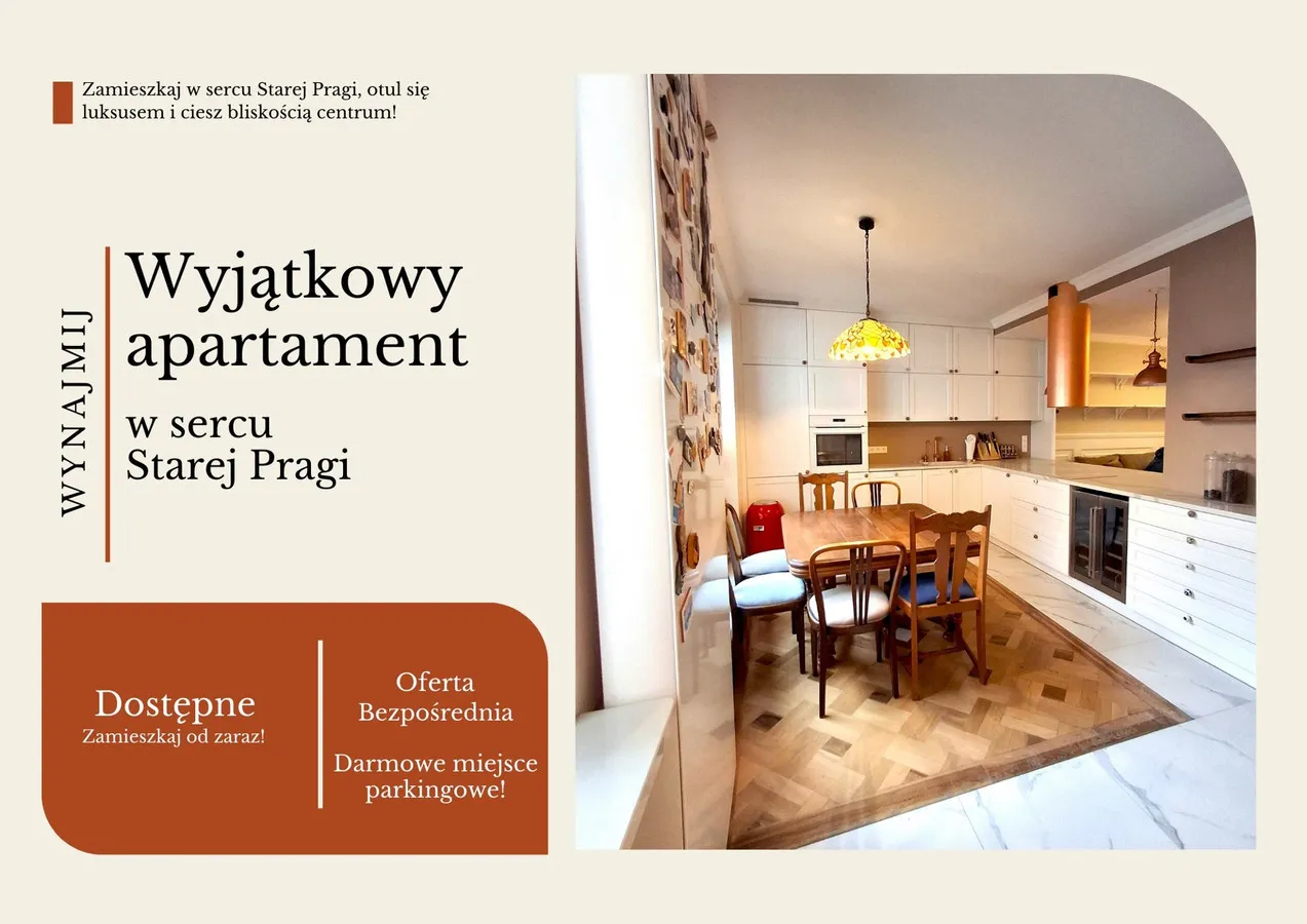Do wynajęcia ekskluzywne mieszkanie 63m2 w sercu Starej Pragi, ul. Ząbkowska – 3 