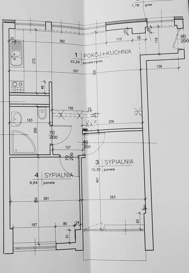 Mieszkanie 3 pokoje, 48 m2 Bielany, Słodowiec 