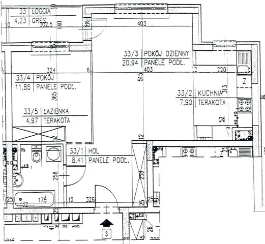 Apartament, ul. Migdałowa