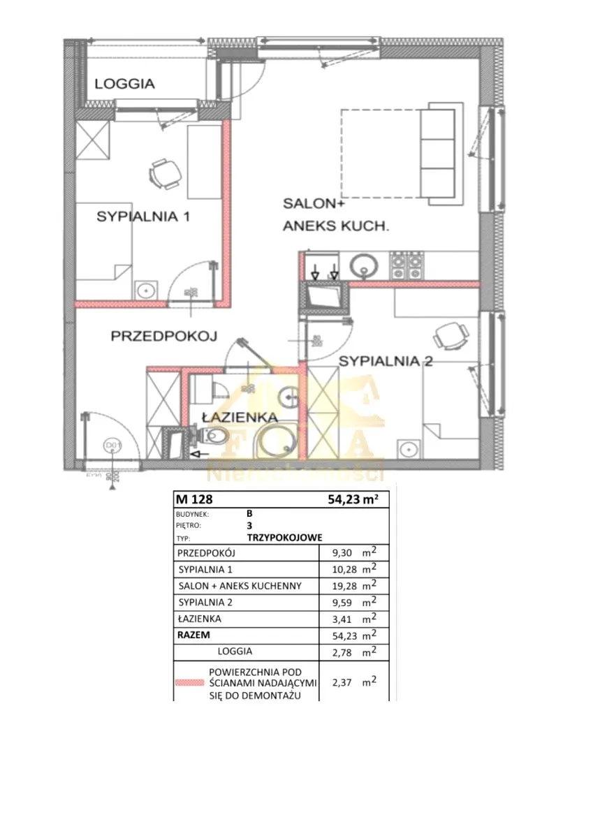 Apartament, ul. Kotsisa