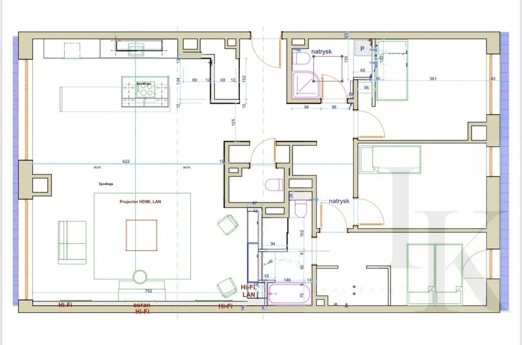 Przestronny apartament z widokiem na Park Dygata 