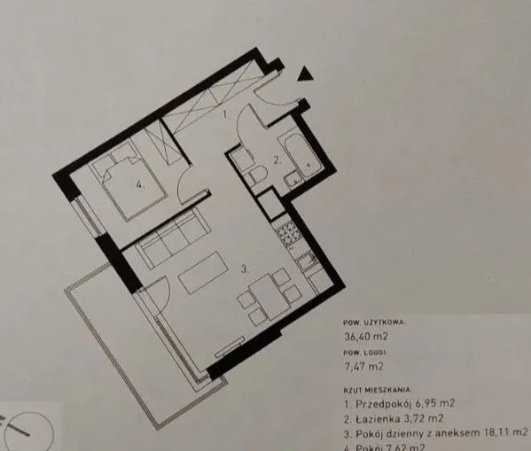 Apartament 2 pokojowy-cichy blisko metra 