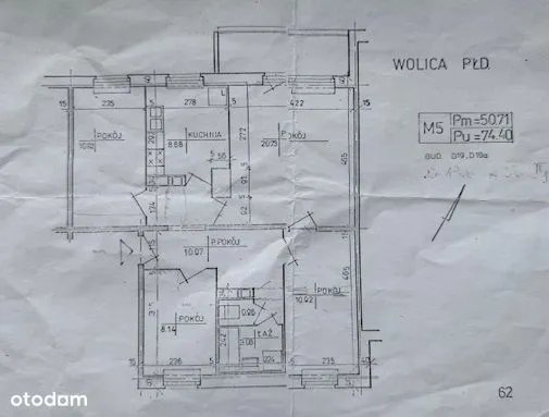 Ciche, rozkładowe 4 pokoje, blisko stacja metra