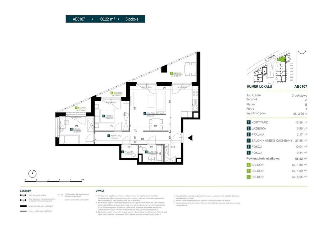 Sprzedam mieszkanie trzypokojowe: Warszawa Włochy , ulica Jutrzenki, 66 m2, 956000 PLN, 3 pokoje - Domiporta.pl