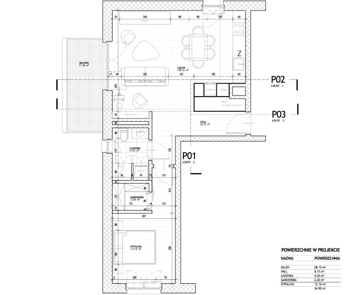 Świetne mieszkanie 55m² Marina Mokotów