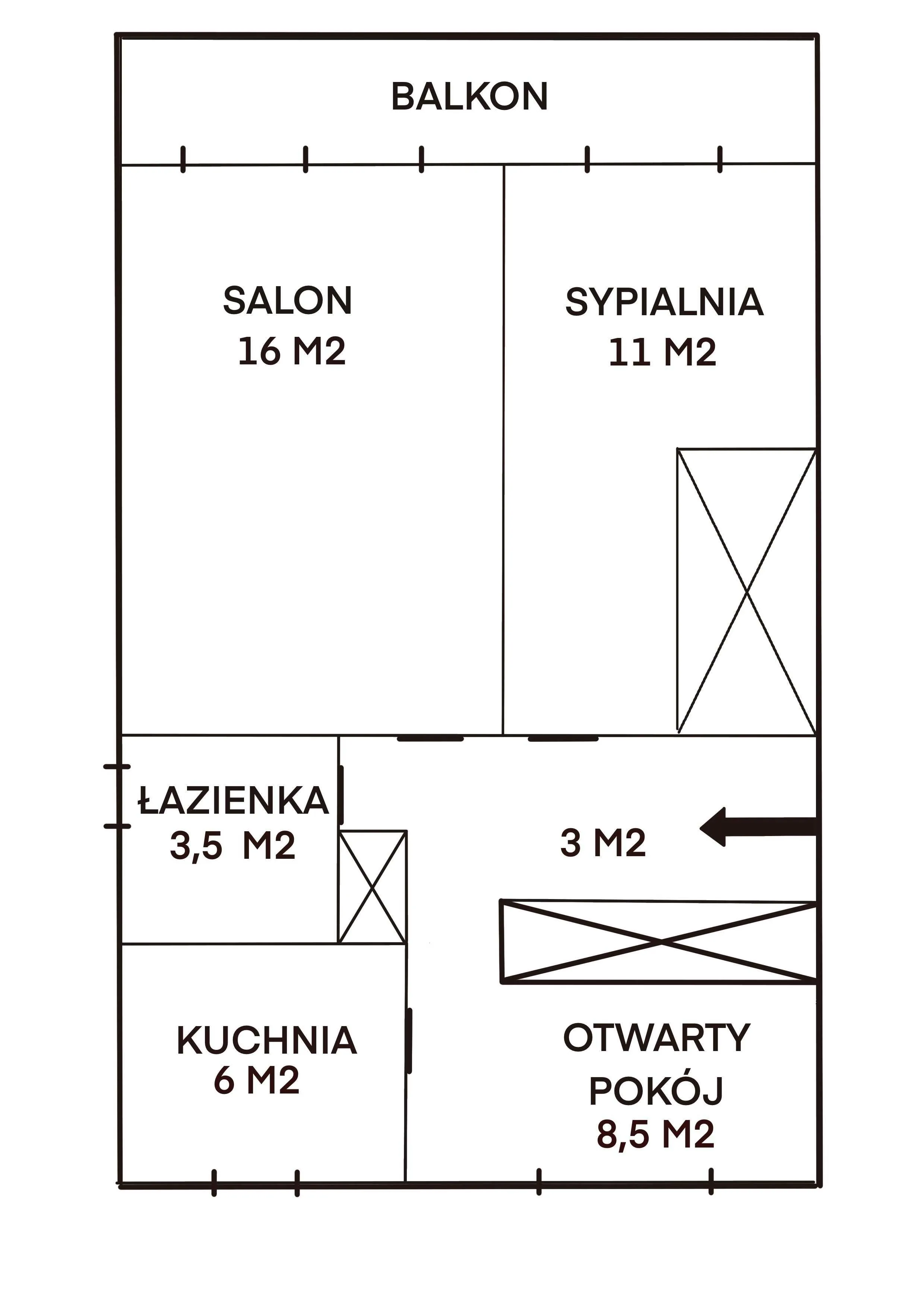 Ochota, Dickensa , 48 m2