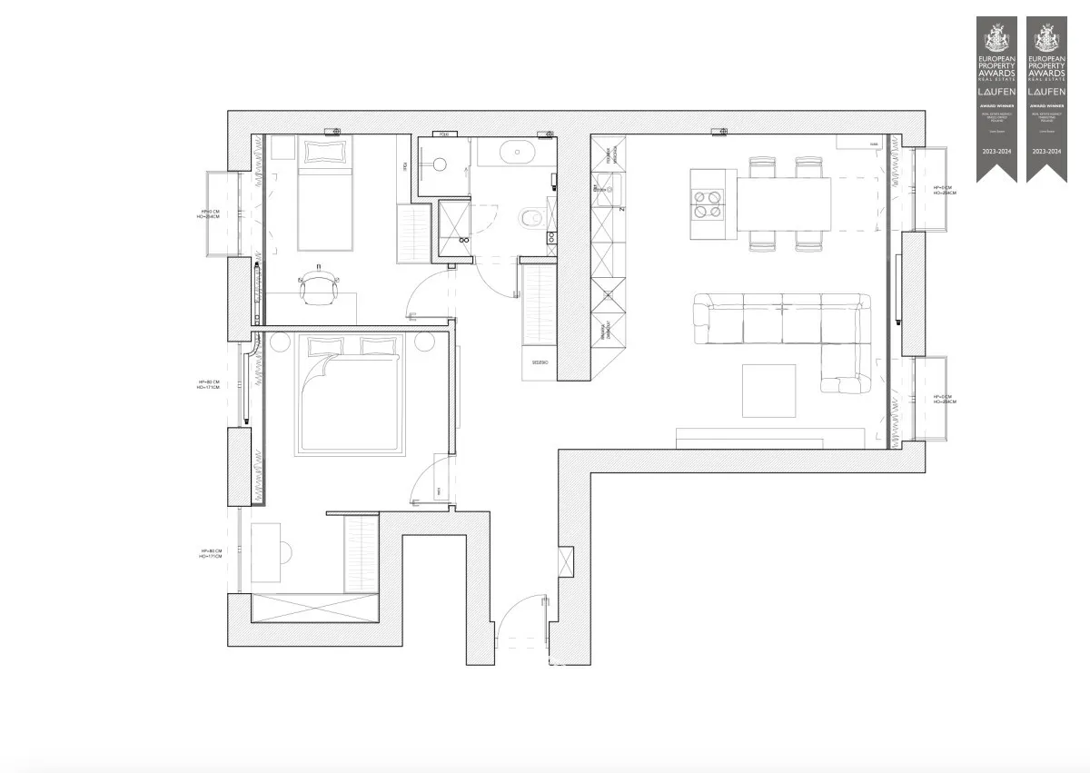 Mieszkanie na sprzedaż, 69 m², 3 pokoje Warszawa Śródmieście Śródmieście Południowe 