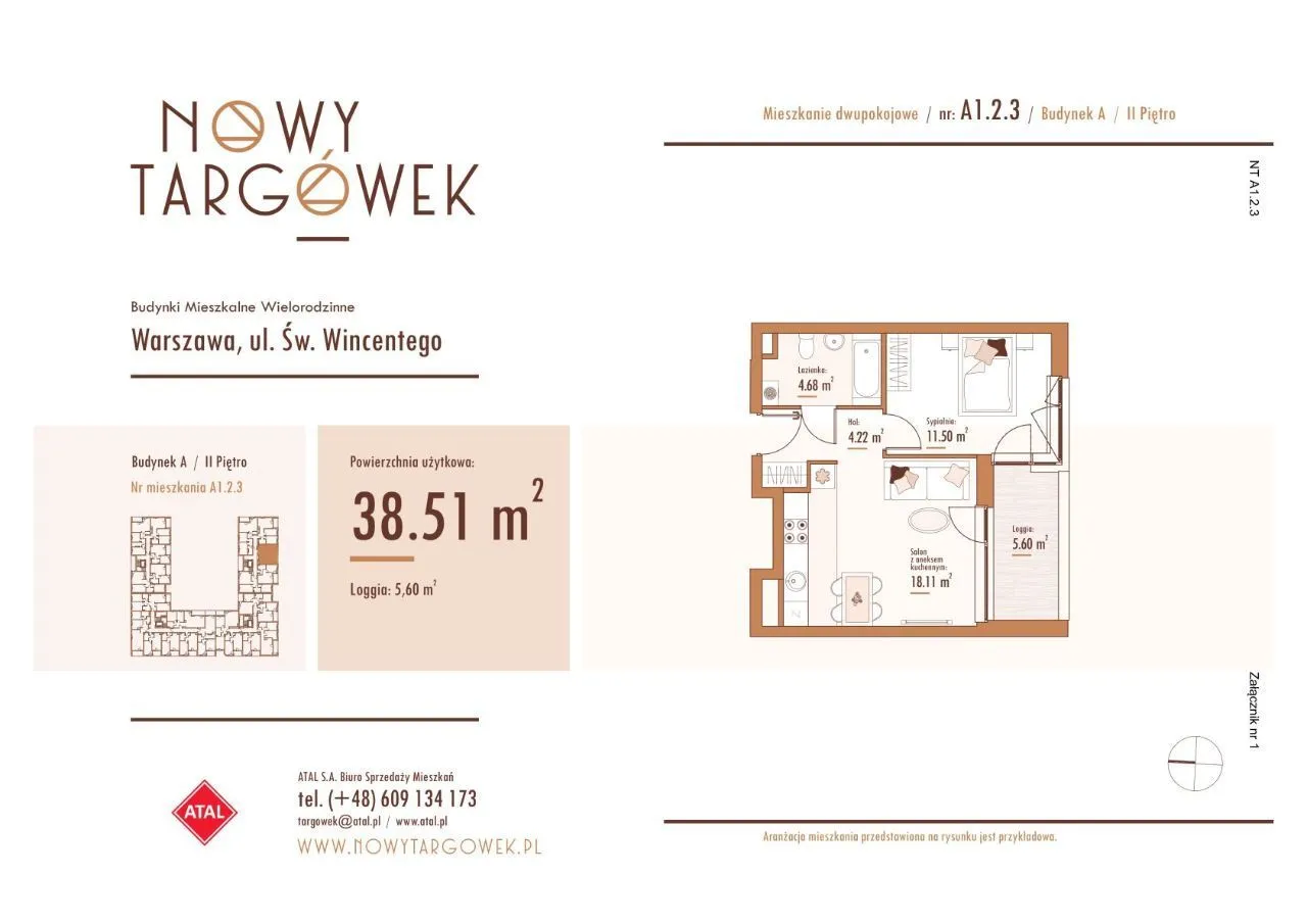 2pok. | Os. Nowy Targówek | Blisko Metra Trocka