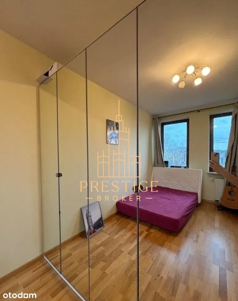 Przestronny apartament z widokiem na tor Stegny!