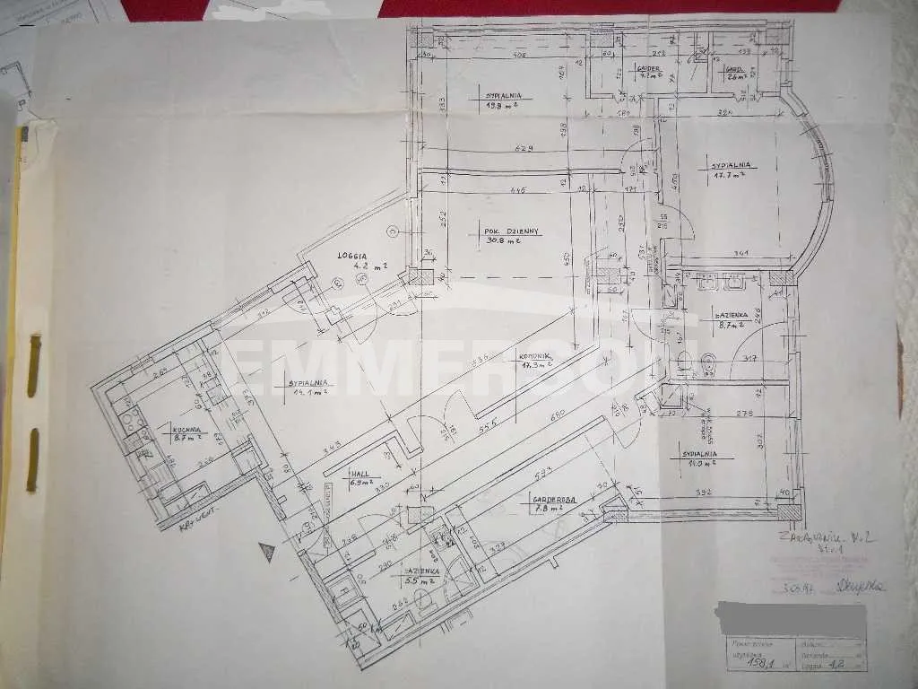 Sprzedam mieszkanie czteropokojowe : Warszawa , ulica Wronia, 110 m2, 2145000 PLN, 4 pokoje - Domiporta.pl