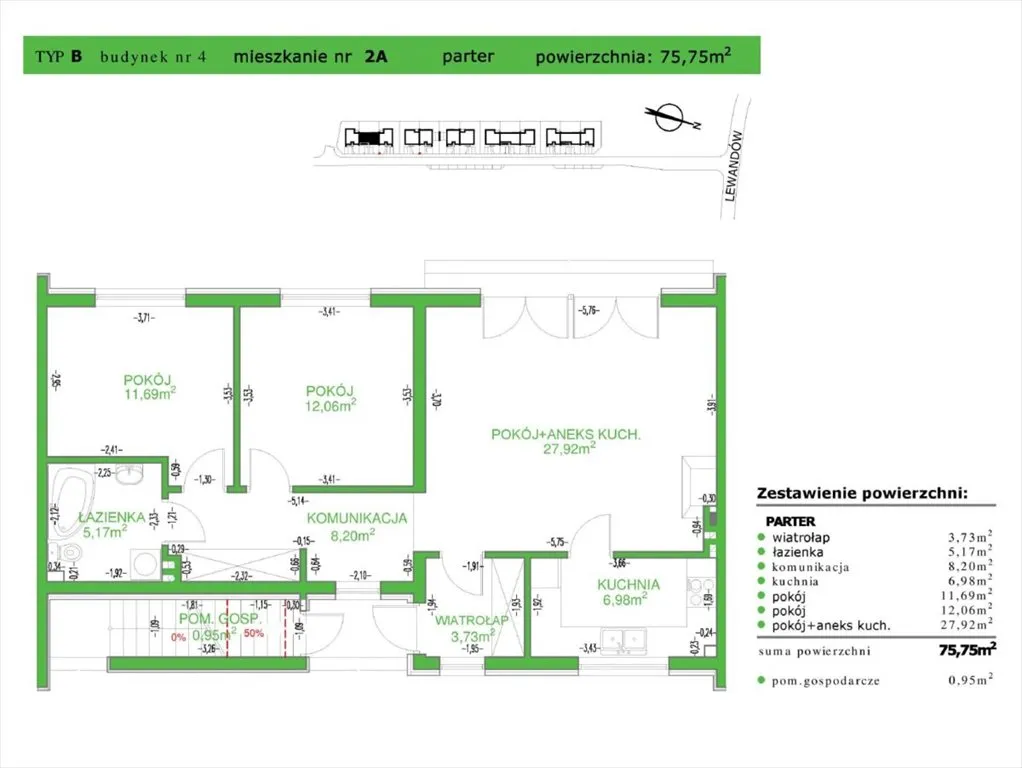 OSIEDLE LAWENDOWE Bezczynszowe 3 pokoje od 61 m2 