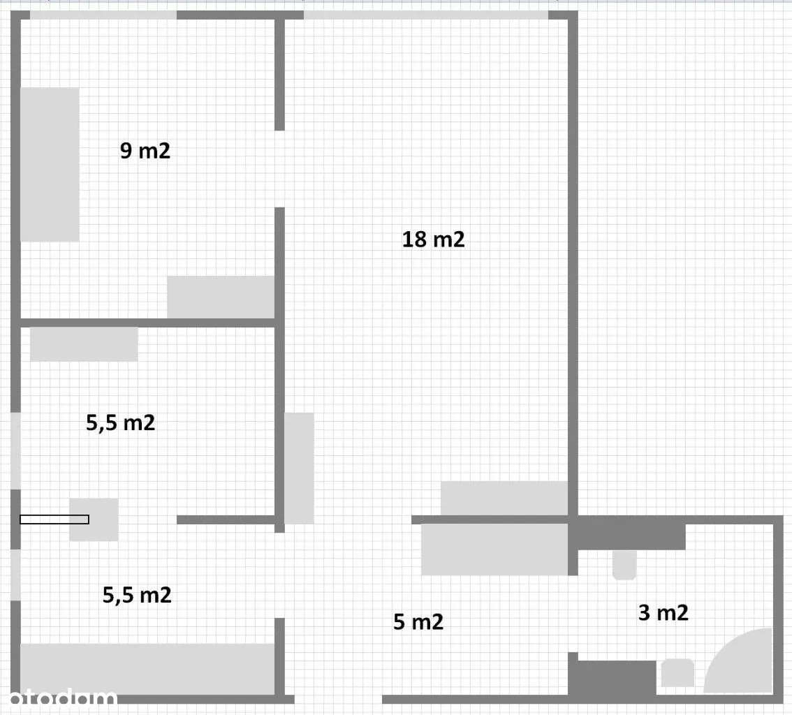 2pokoje 45m2 ogrzewanie w cenie ul. Śniardwy 2