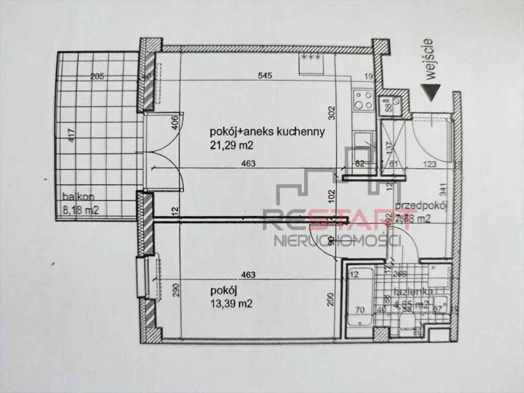 2 pok. przy Metro Szwedzka z balkonem i widokiem 