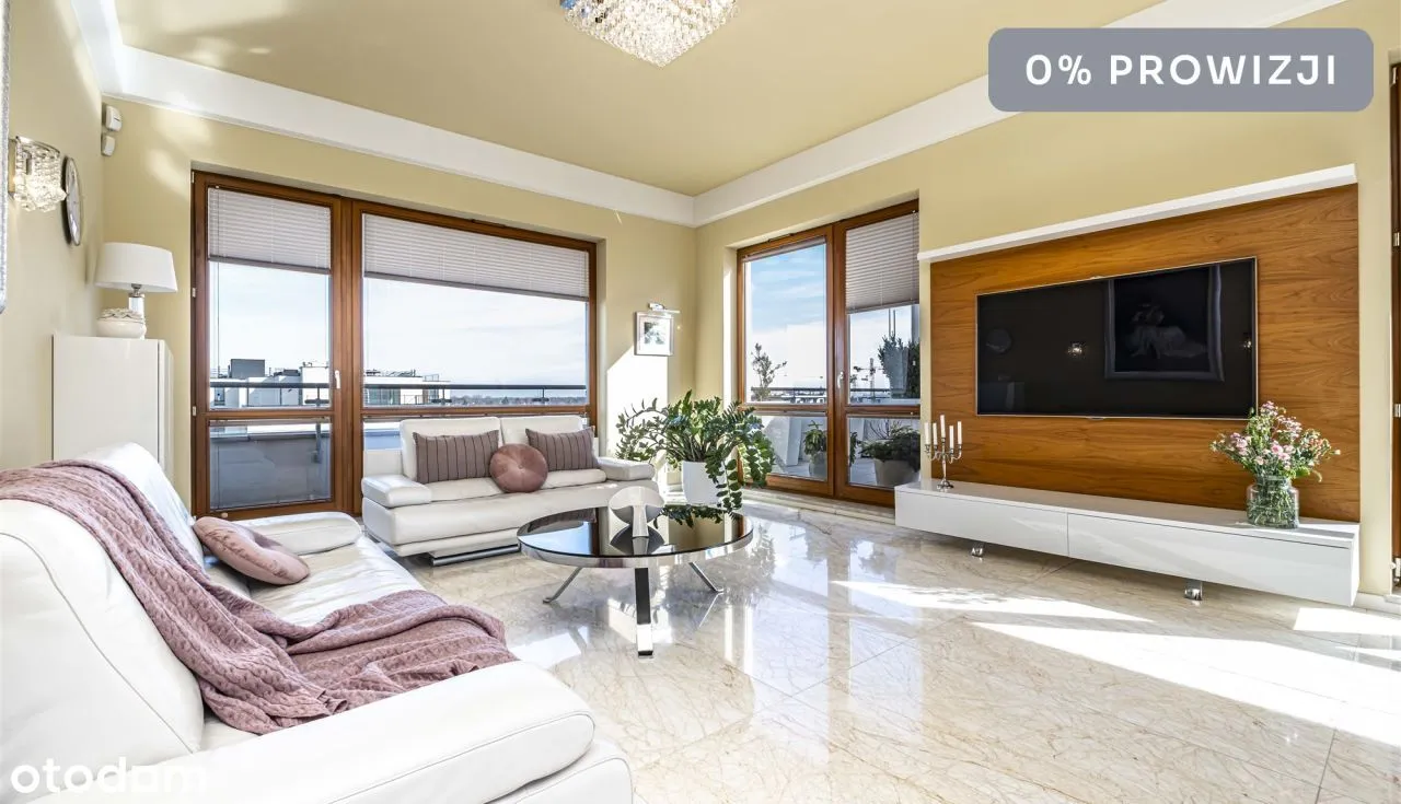 Penthouse z tarasem 78 M kw w Wilanowie.