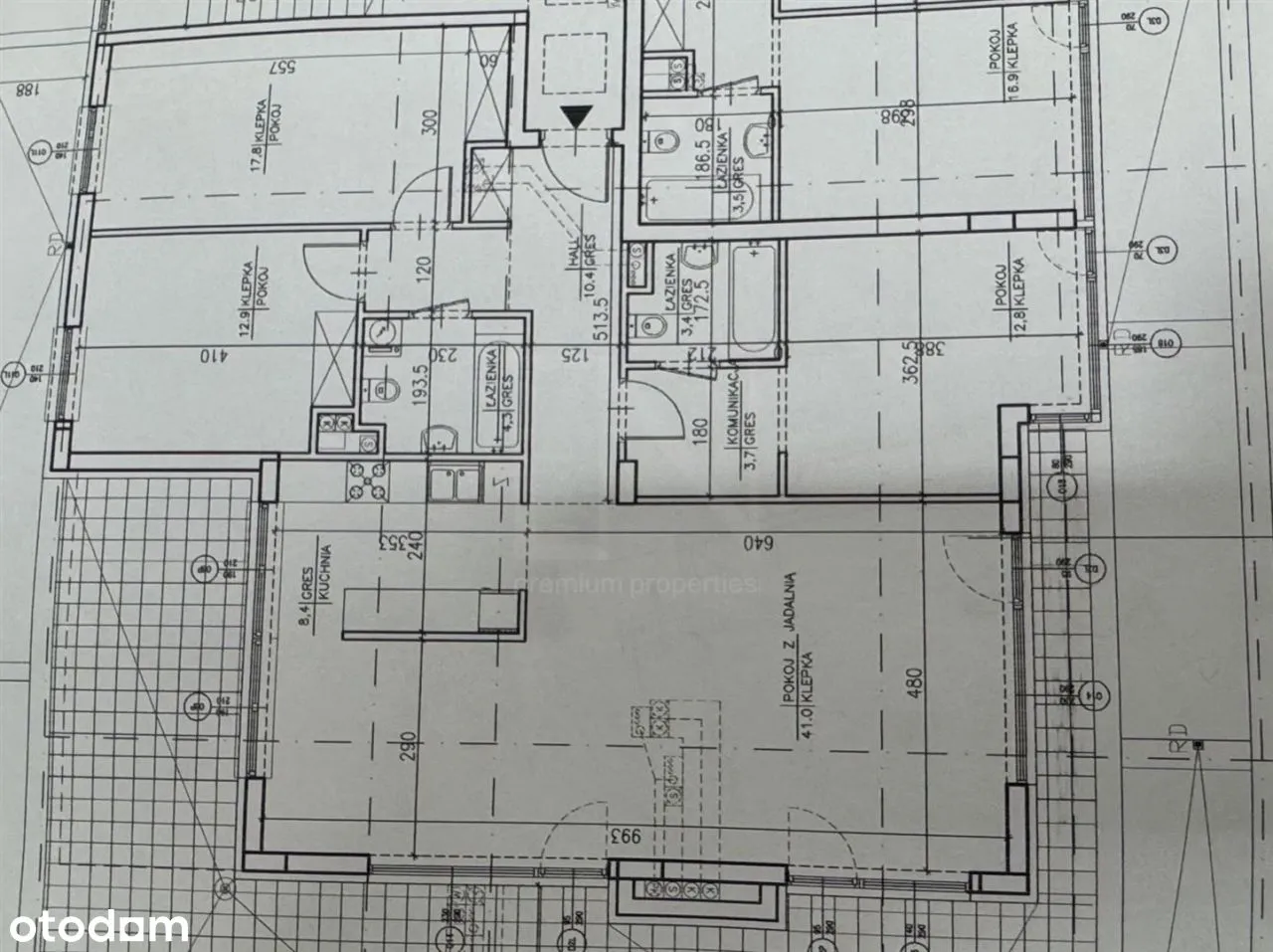 Penthouse z tarasem 78 M kw w Wilanowie.