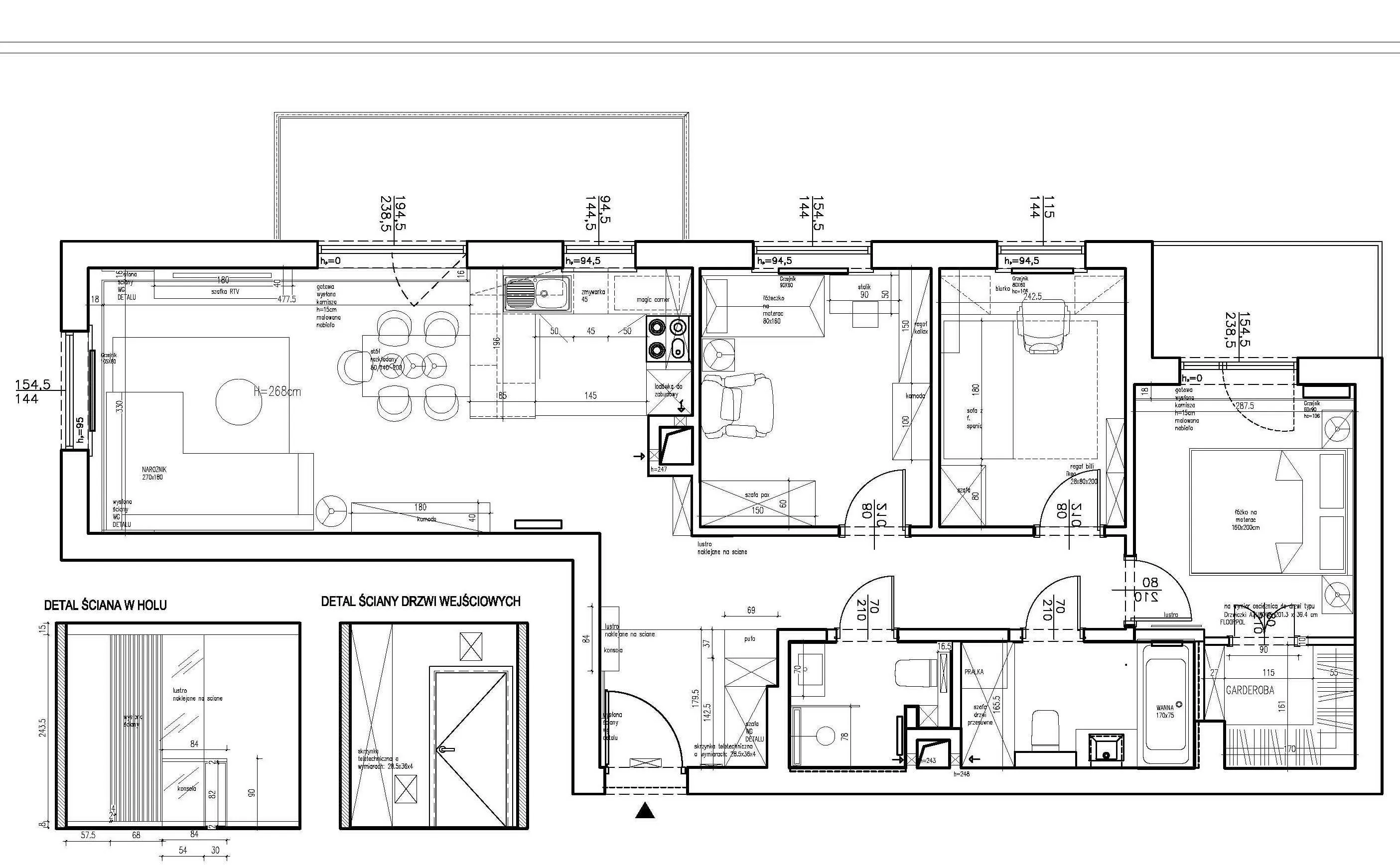 Sprzedam Bezp. 82m2 | 4 pok. | 2 łaz. | 2 balk. | 2 m. postojowe