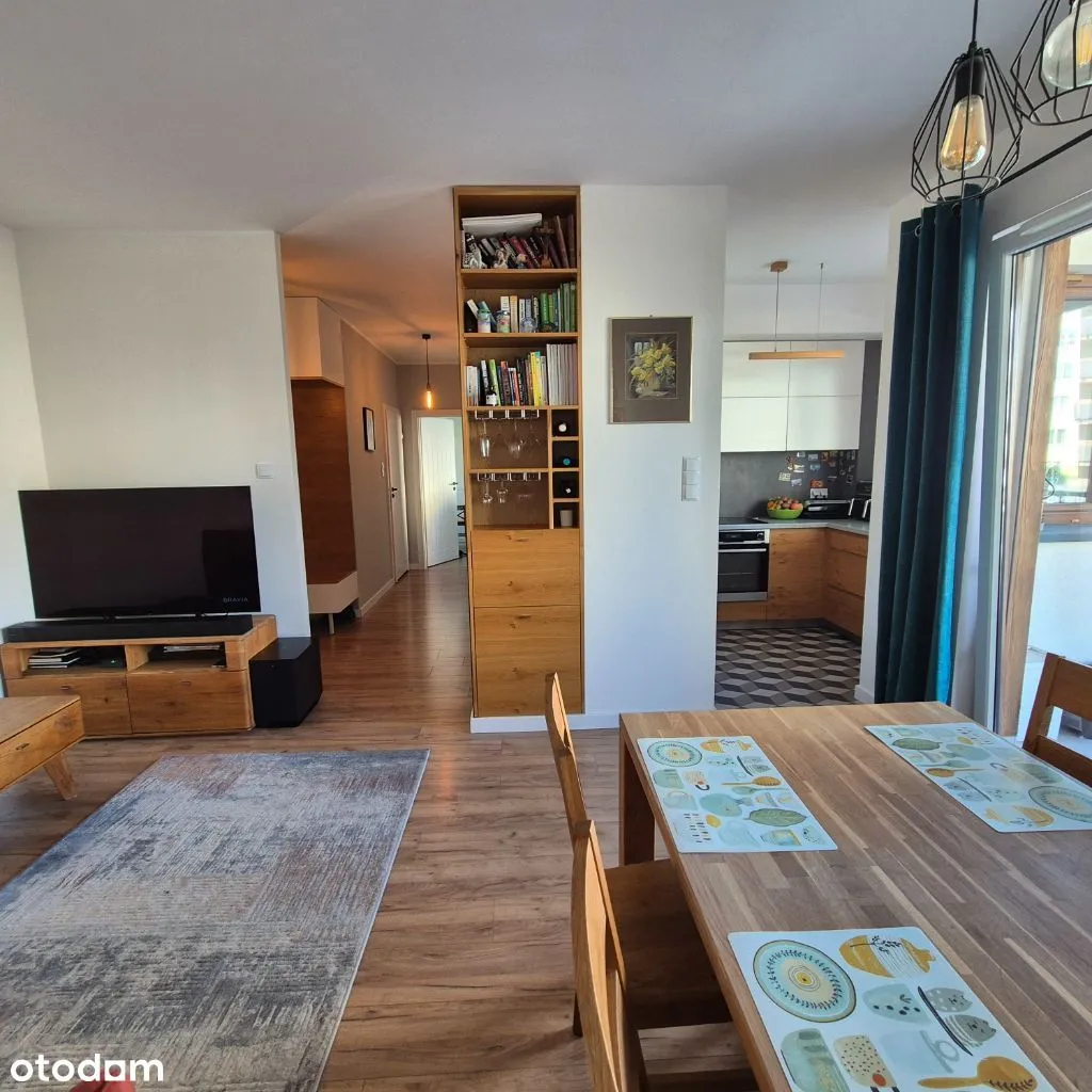 3 pokoje 64m2,balkon 7m2/ zamiana na dom