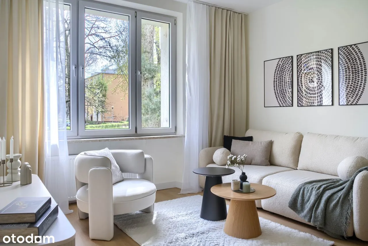 Saska Kępa | 2 pokoje | 37 m² | po generalnym remoncie |BEZ PROWIZJI