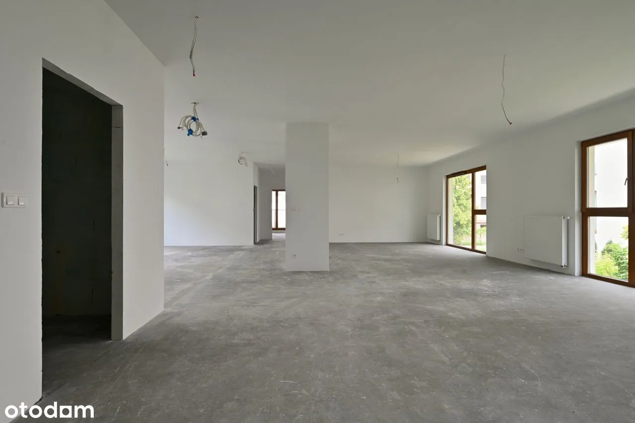 Salon 115 m2, kominek, lotnisko, metro