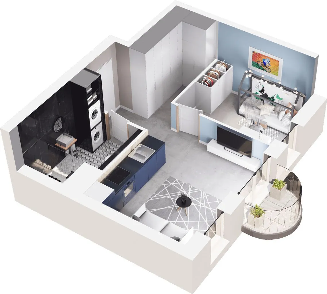 Apartament | blisko centrum - Oval Sky