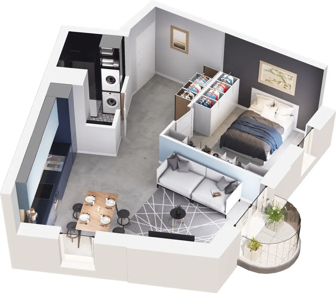 Apartament | 10 min. lotnisko - Oval Sky
