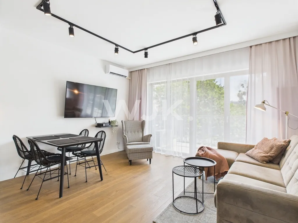 44m², 2 pokoje, przy Parku Szczęśliwickim 