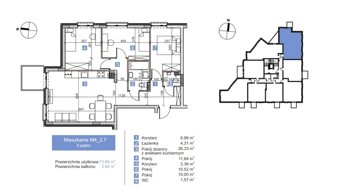 Apartament, ul. Berensona
