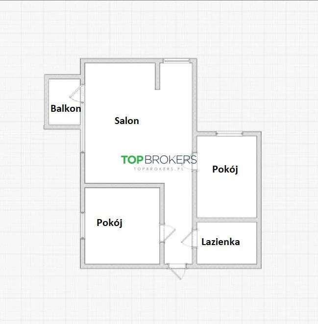 Mieszkanie na sprzedaż 3 pokoje 57m2
