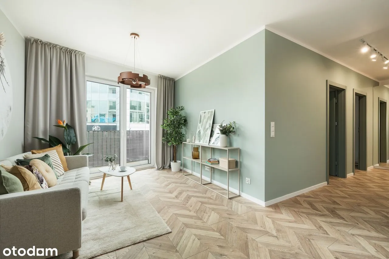 Nowe 3 pok, budynek 2024,wysoki standard, balkon, metro M3, parking