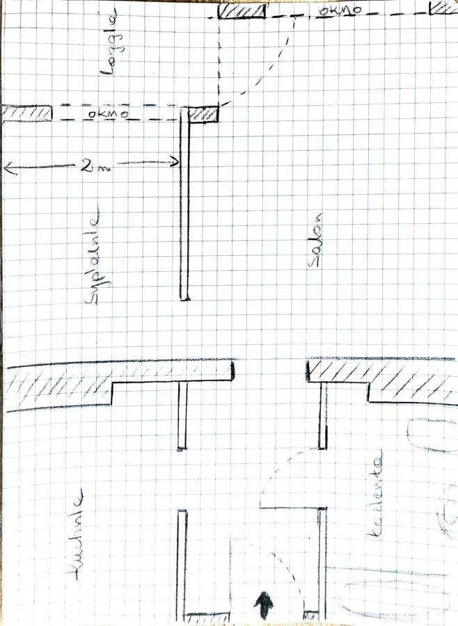 2pok+loggia/balkon, 7/12, MetroTrocka 