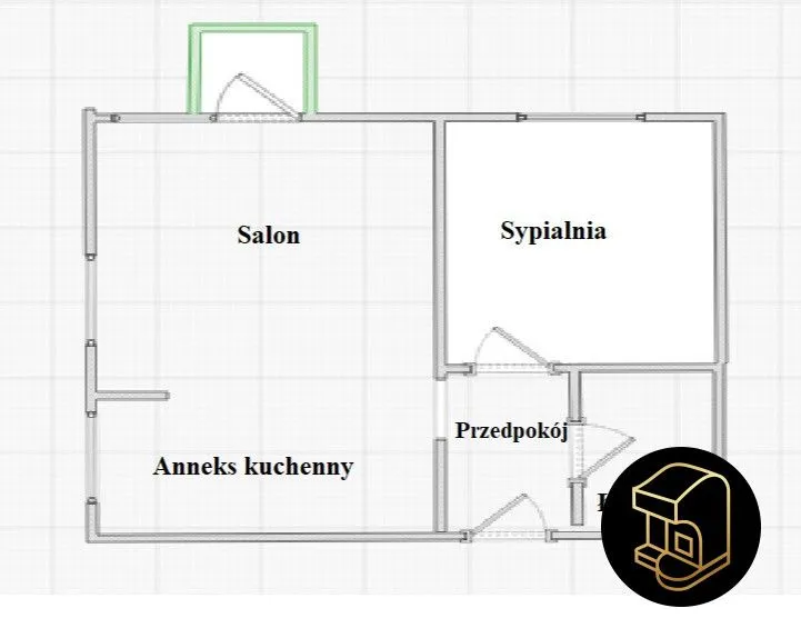 2 pokoje do zamieszkania - Zielony Mokotów