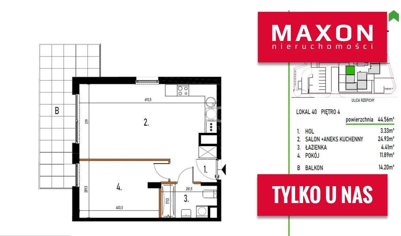 2-pokojowe mieszkanie z dużym balkonem na Targówku 