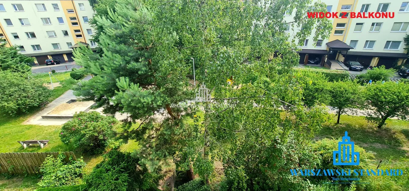 Wygodne trzy pokoje z balkonem na zielonym osiedlu - Aleja Wilanowska 