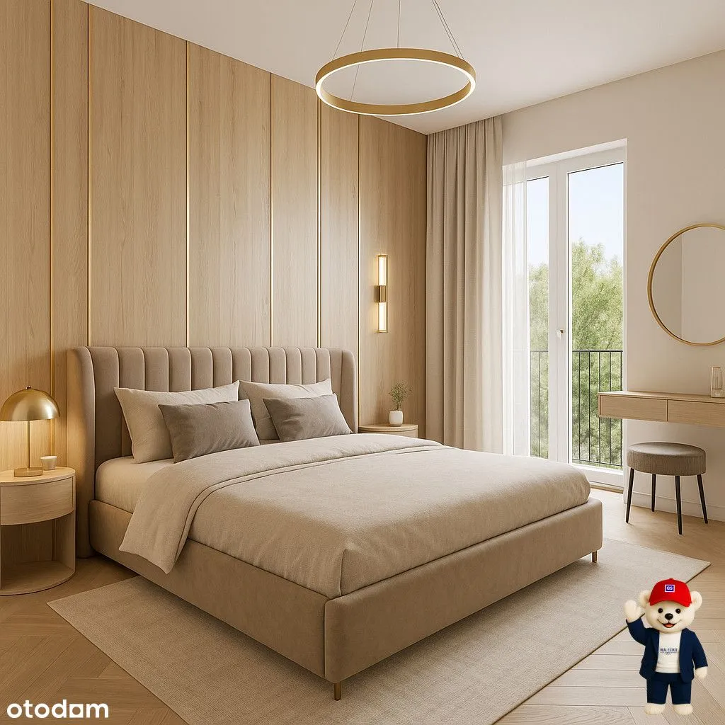 Nowoczesne 3-pok. 47,3 m² | Balkon | 0% prowizji