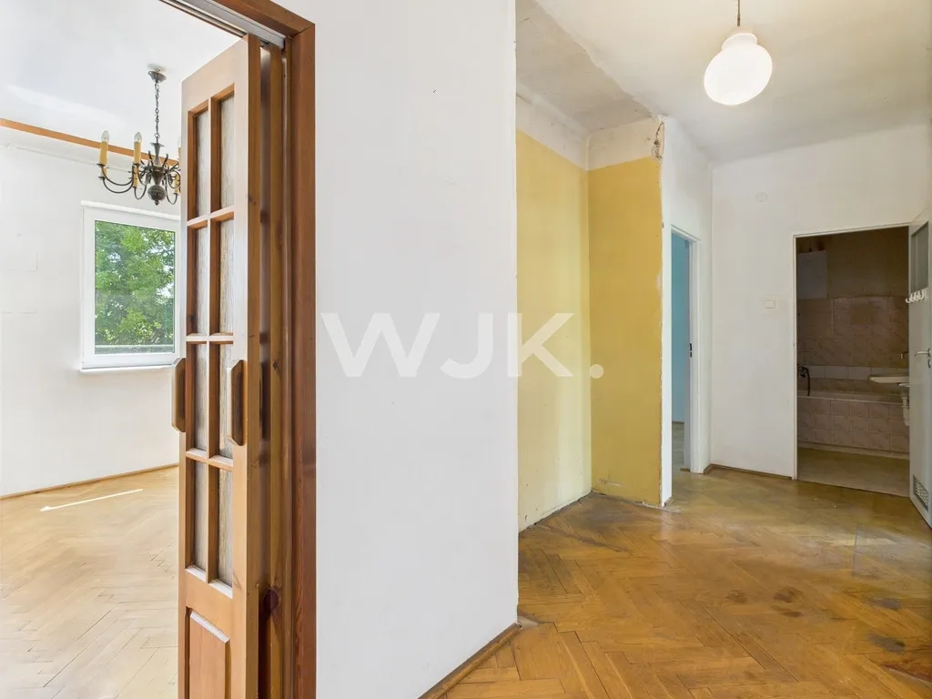 71.46m2, 3 pokoje, balkon, do remontu, Saska Kępa
