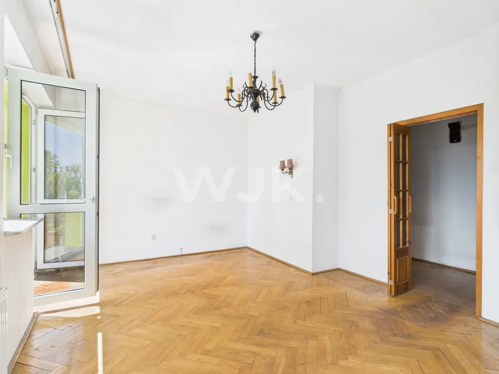 71.46m2, 3 pokoje, balkon, do remontu, Saska Kępa 