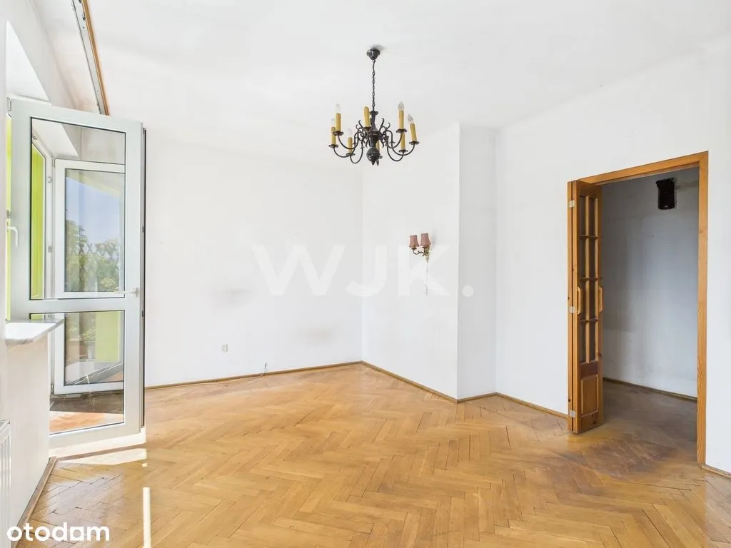 71.46m2, 3 pokoje, balkon, do remontu, Saska Kępa