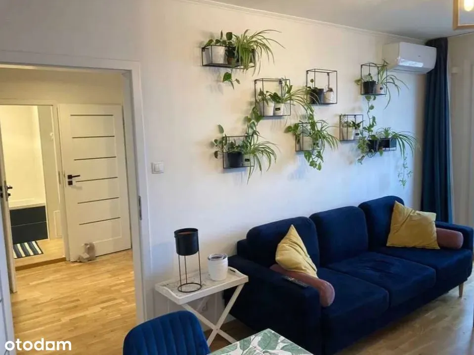 2 pokoje, 46m2 przy Metrze Wilanowska, 11 piętro, klimatyzacja!