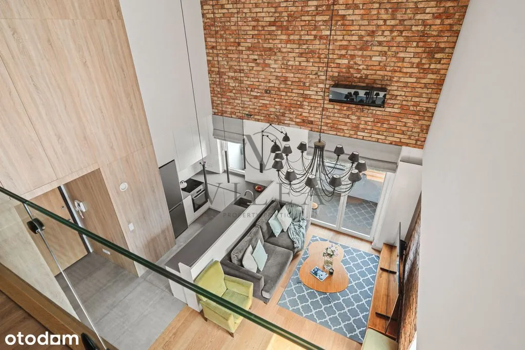 Luksusowy dwupoziomowy apartament w stylu loftowym 