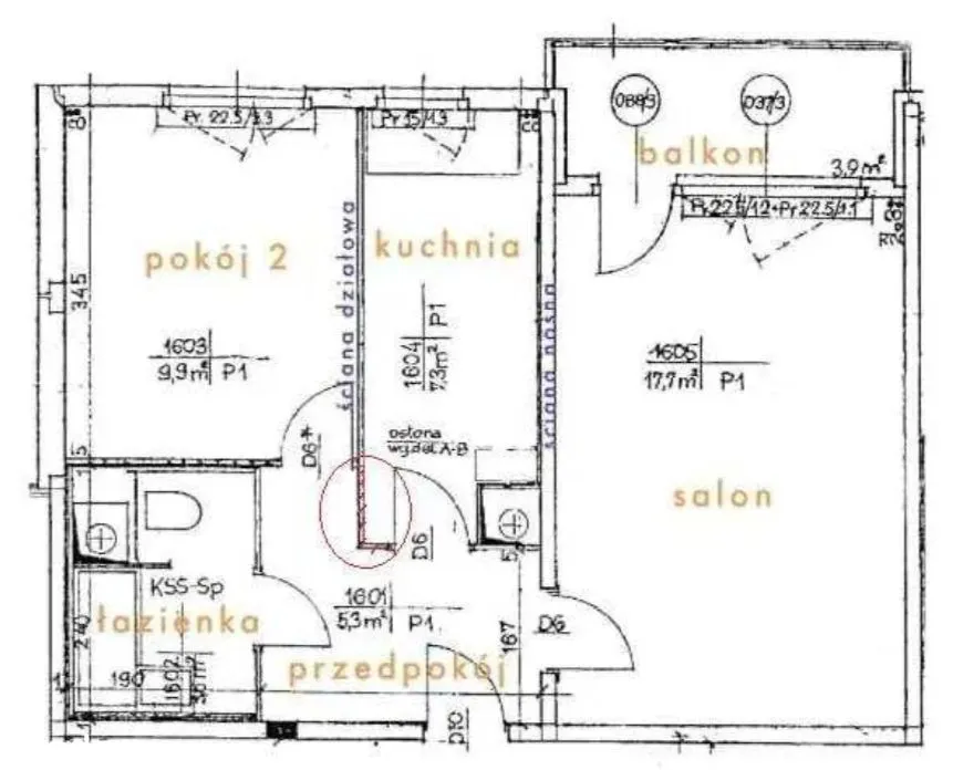 2 pokoje, 46m2 przy Metrze Wilanowska, 11 piętro, klimatyzacja!