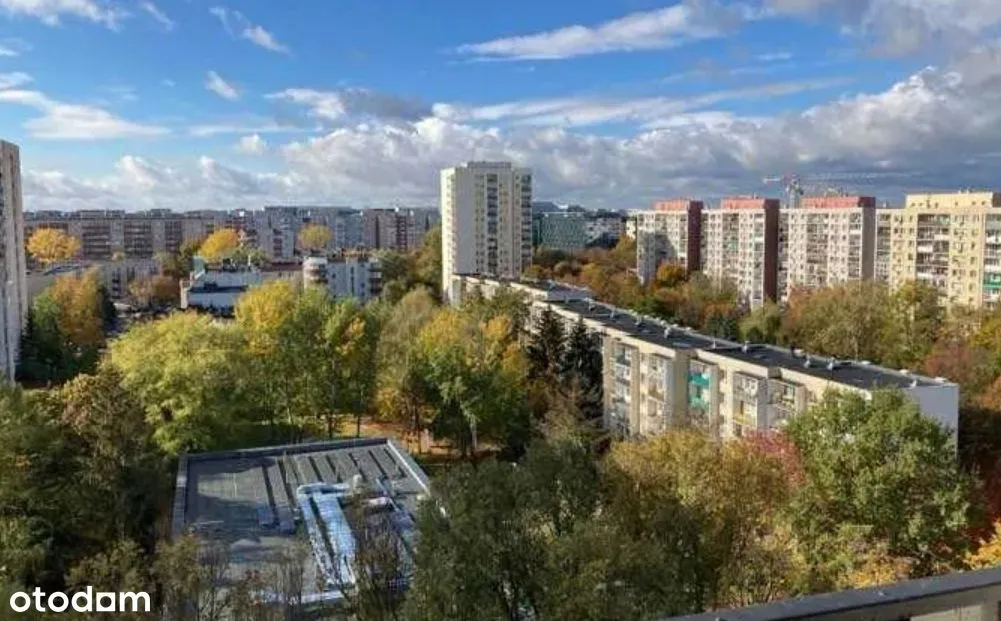 2 pokoje, 46m2 przy Metrze Wilanowska, 11 piętro, klimatyzacja!