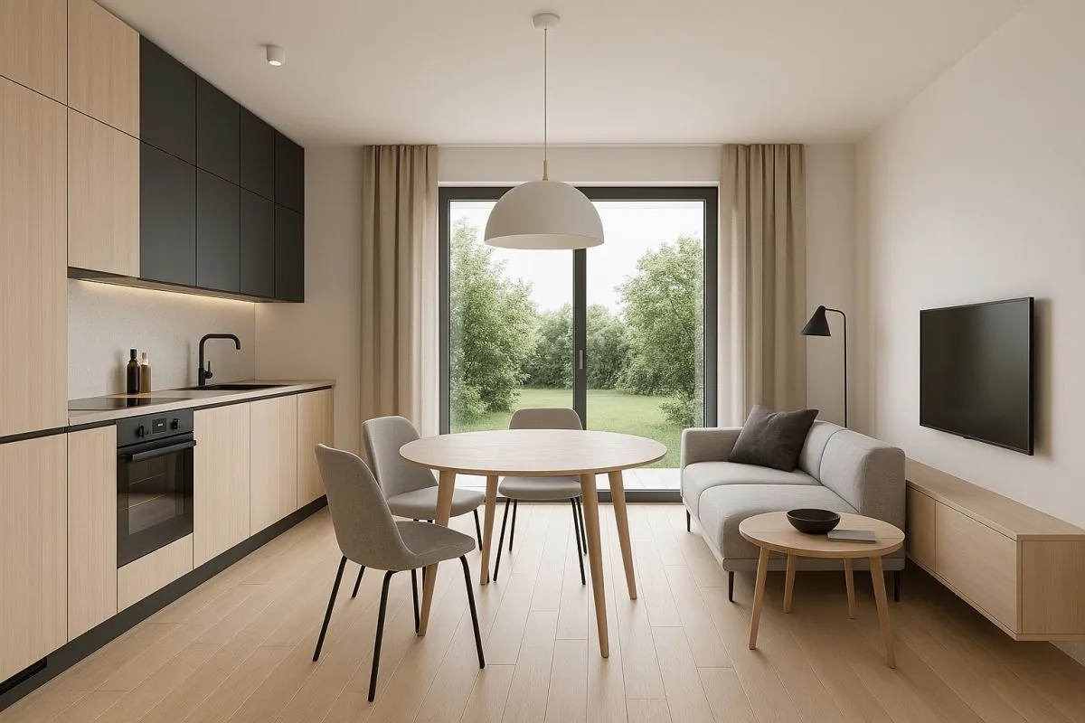 2 pokoje z dużym ogródkiem 25 m² 
