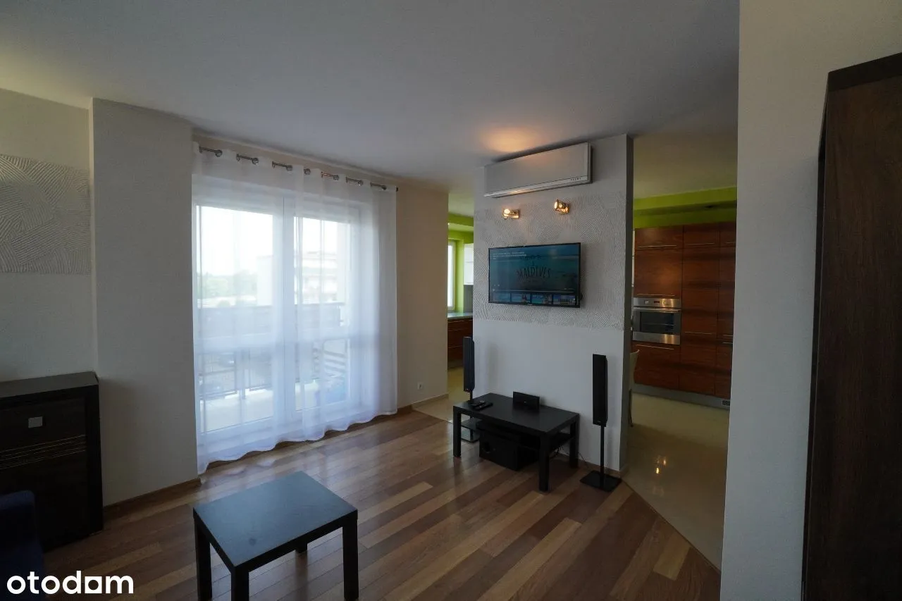 2 pokojowe, 54m2, klimatyzacja, smart tv, parking