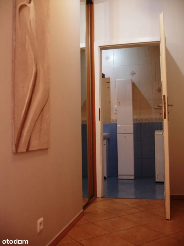 Kawalerkę z tarasem w apartamentowcu, centrum Saskiej Kępy